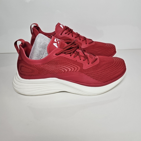 APL Athletic Propulsion Labs Men\'s streamline sneakers Red And White Size 10.5